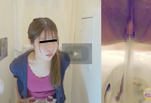 女の子がトイレでしゃべりながら下痢便する動画　FF-257　友人宅駆け込みおしゃべり大便7